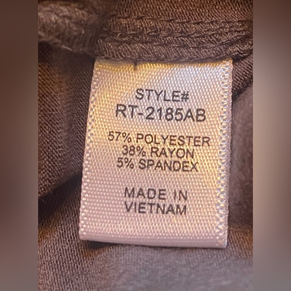 NWT Drop Shoulder ROUND NECK SIDE SLITS HI-LOW HEM GRAY TOP Oversized Sz M - Picture 9 of 10